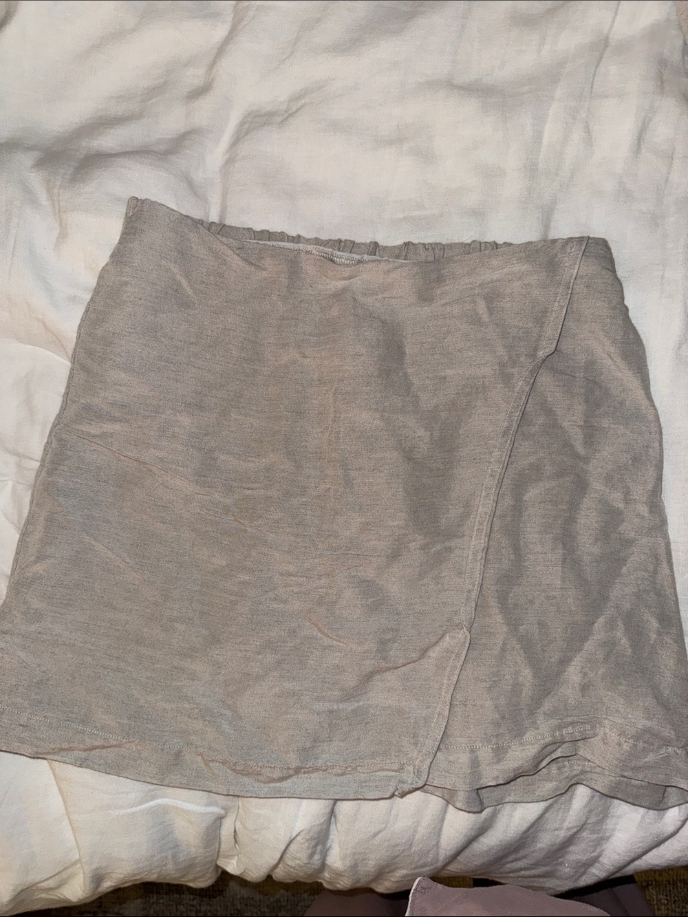 Oysho linen mini skirt